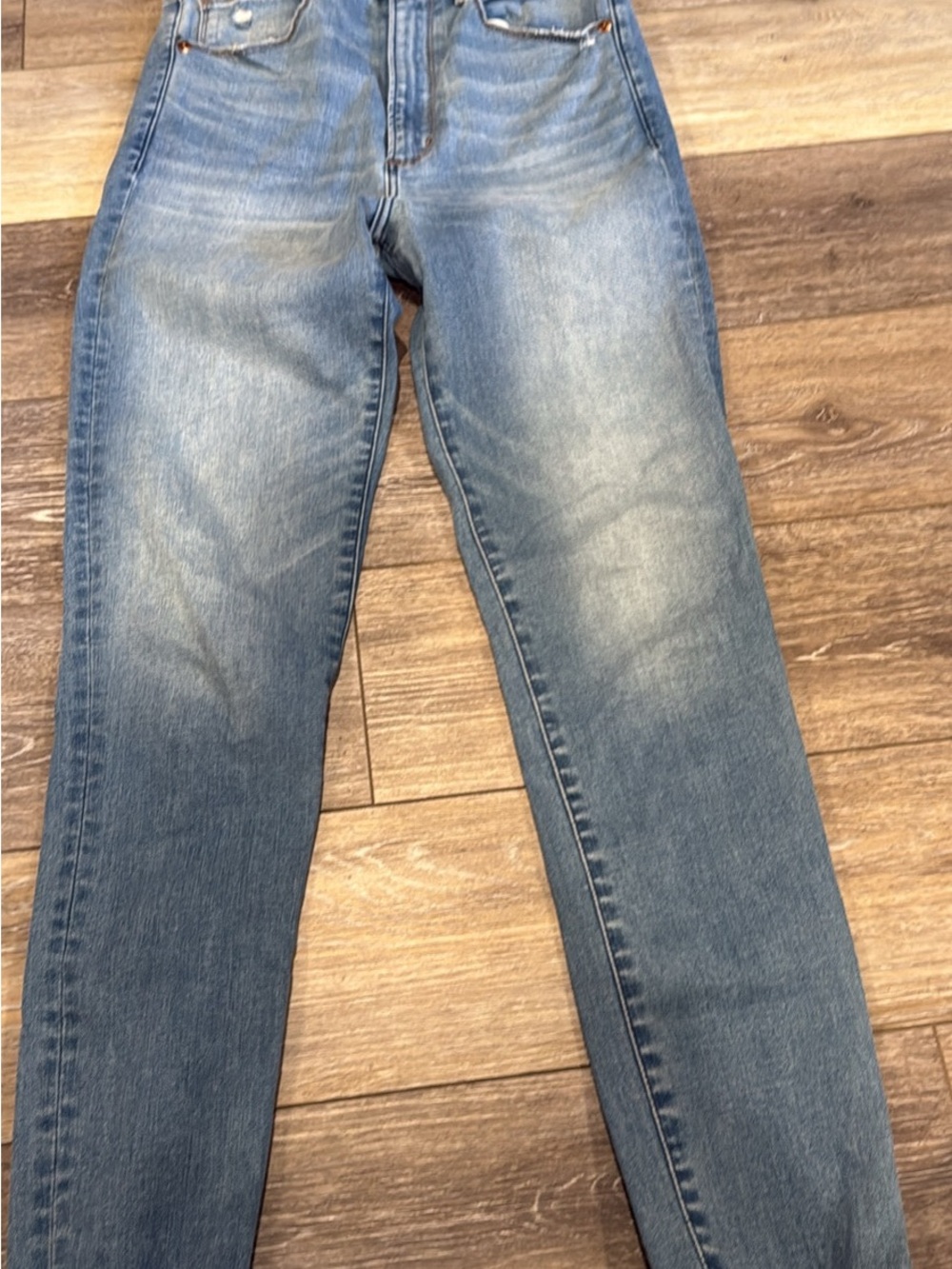 Abercrombie & Fitch Medium Blue High Rise Jeans